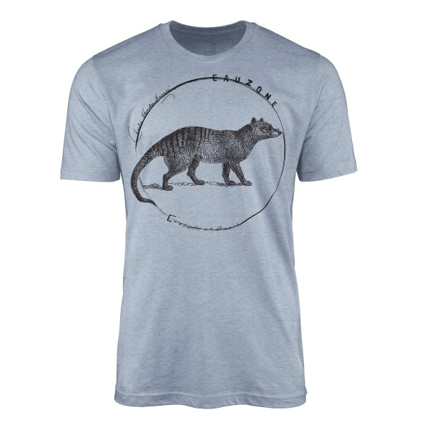 Evolution Herren T-Shirt Tasmanischer Wolf
