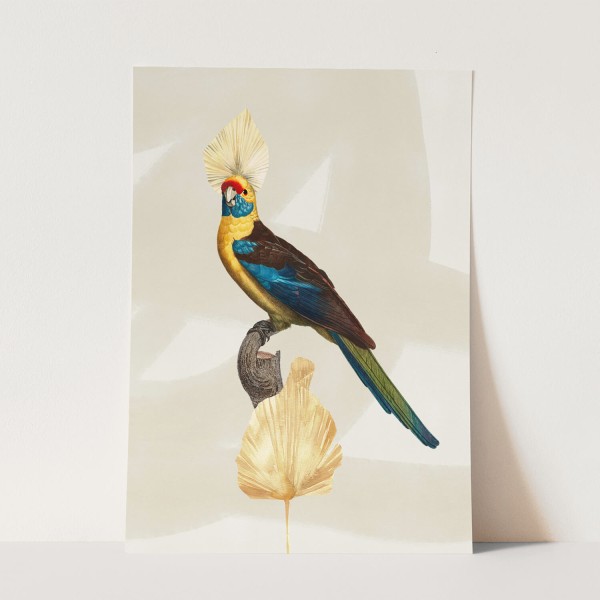 Vogel Motiv bunter Papagei Südsee Süden Paradies Pastelltöne