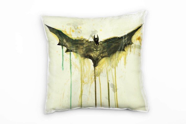 Batman Arkham Knight Deko Kissen Bezug 40x40cm für Couch Sofa Lounge Zierkissen