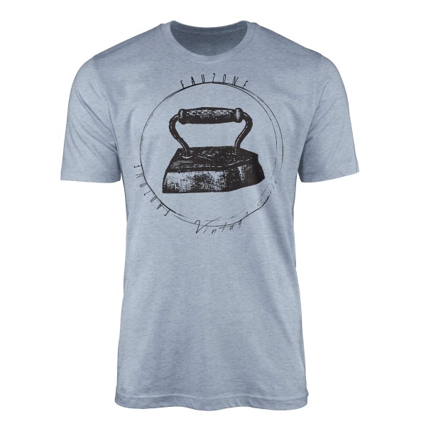 Vintage Herren T-Shirt Bügeleisen