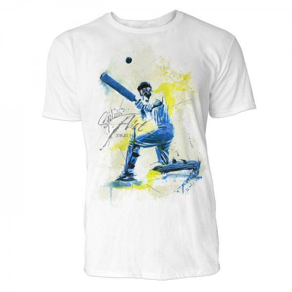 Cricket Sinus Art ® T-Shirt Crewneck Tee with Frontartwork