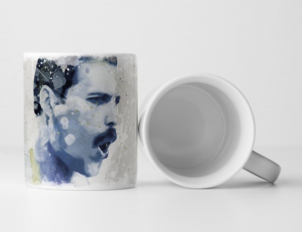 Freddie Mercury V Tasse als Geschenk, Design Sinus Art