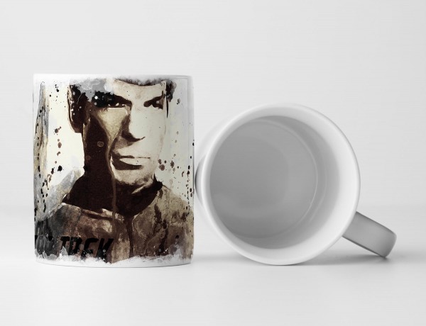 Spock Tasse als Geschenk, Design Sinus Art