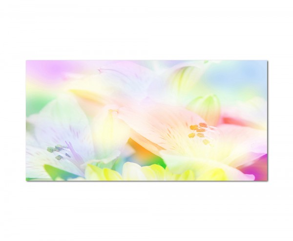 120x80cm Blüten Hintergrund hell abstrakt