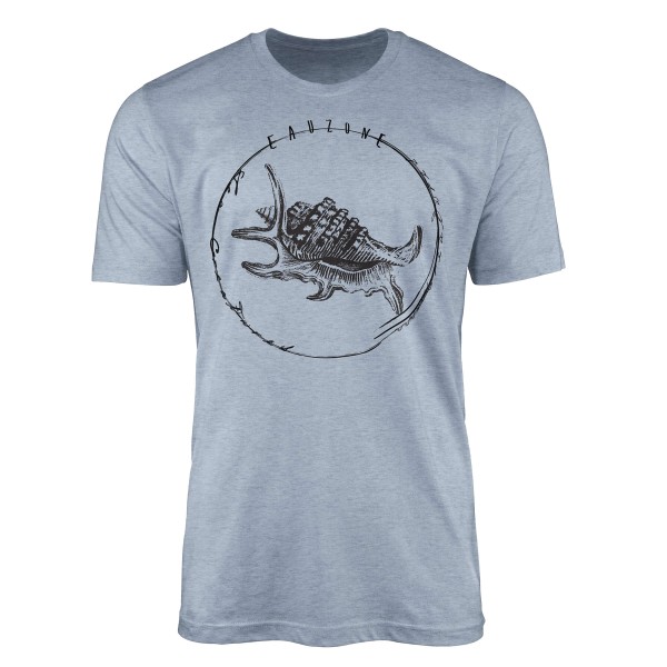 T-Shirt Tiefsee Fische - Serie: Sea Creatures , feine Struktur und sportlicher Schnitt / Sea 068