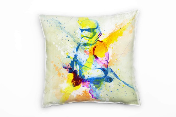 Stormtrooper Deko Kissen Bezug 40x40cm für Couch Sofa Lounge Zierkissen