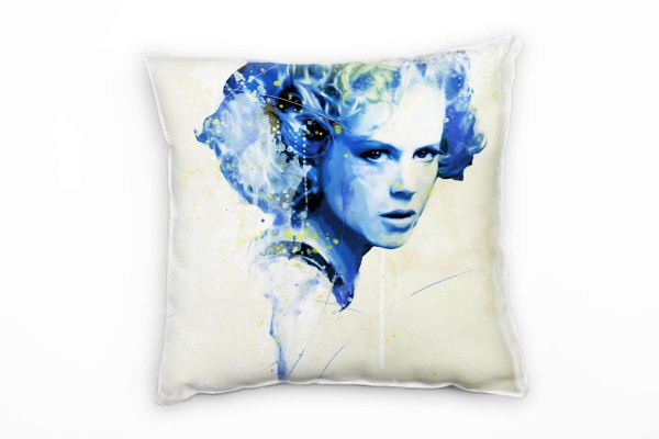 Nicole Kidman II Deko Kissen Bezug 40x40cm für Couch Sofa Lounge Zierkissen