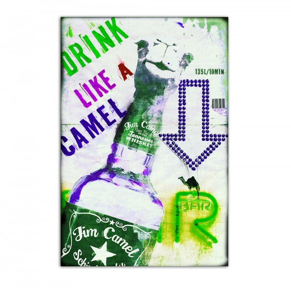 Drink like a camel, Art-Poster, 61x91cm