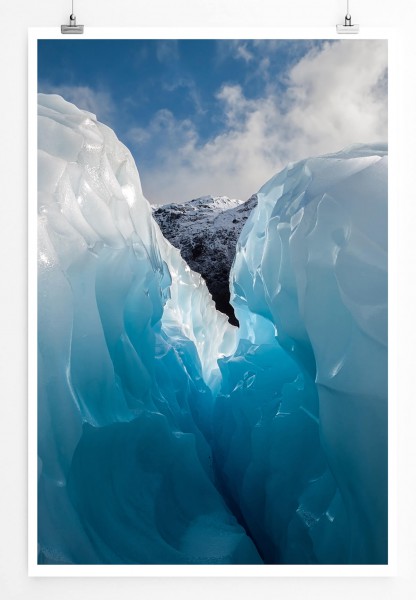 Fox Gletscher Neuseeland 60x90cm Poster