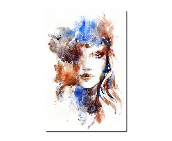 120x80cm Handmalerei Frau Gesicht abstrakt