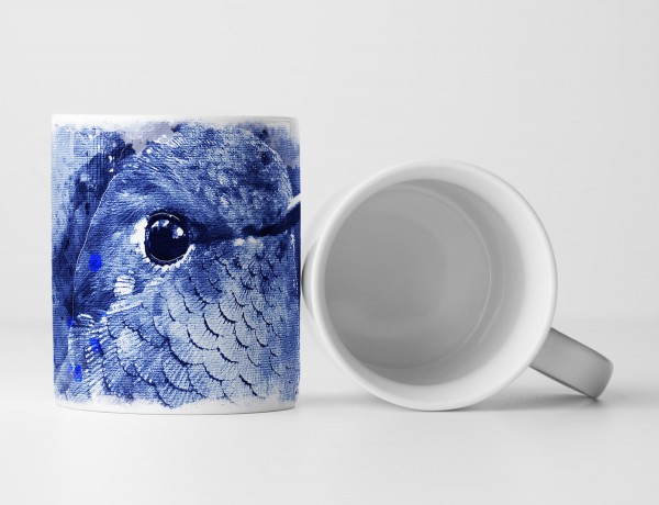 Kolibri Tasse als Geschenk, Design Sinus Art