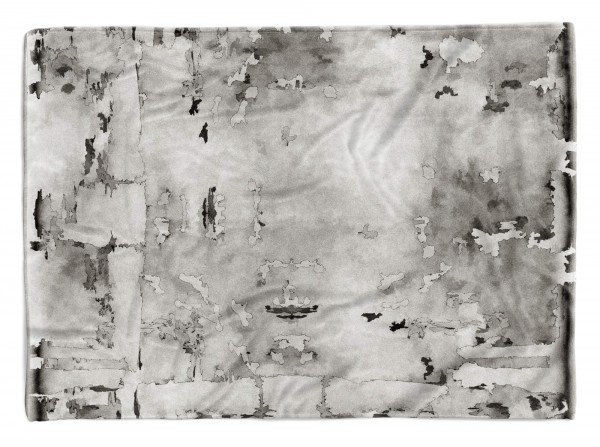 Handtuch Strandhandtuch Saunatuch Kuscheldecke mit Fotomotiv Grau Abstrakt Auffallend