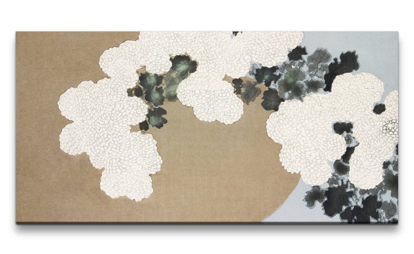 Remaster 120x60cm Kamisaka Sekka traditionelle japanische Kunst Blumen Blüten Sommer