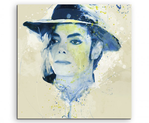 Michael Jackson I Aqua 60x60cm Wandbild Aquarell Art