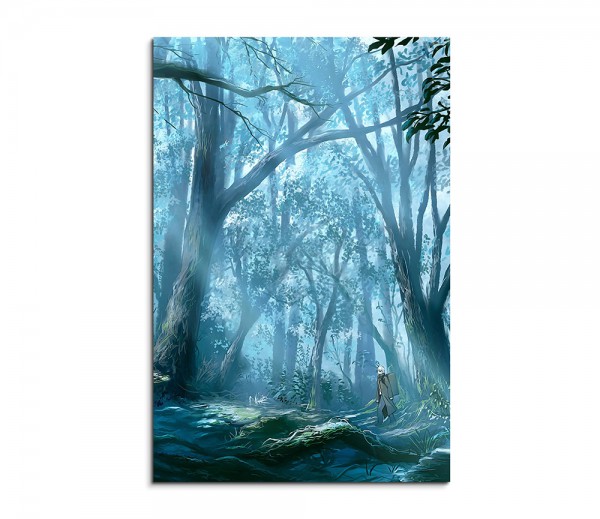 Walk Through the Woods Fantasy Art 90x60cm