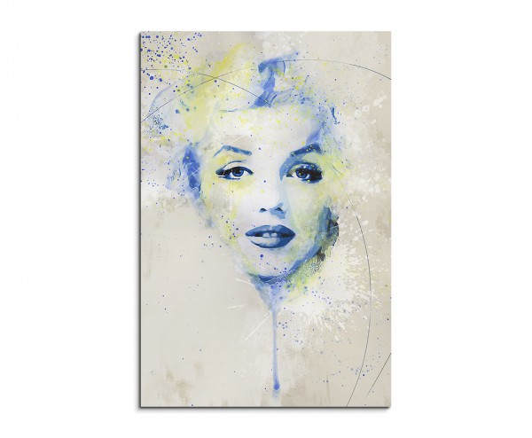 Marilyn Monroe II Aqua 90x60cm Aqua Art Wandbild