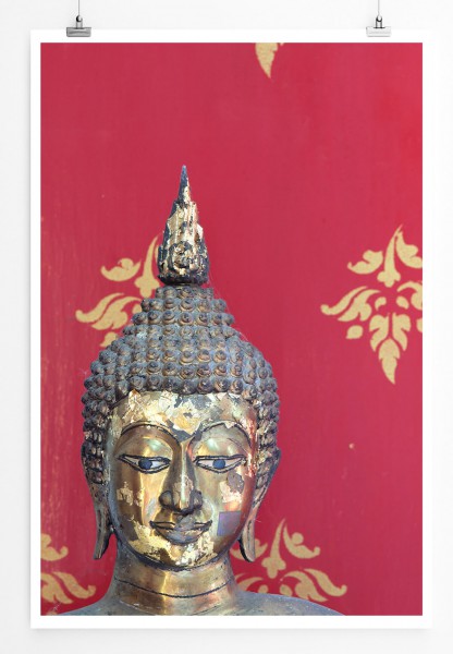 60x90cm Künstlerische Fotografie Poster Thailändischer Buddha 