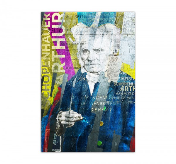 Arthur Schopenhauer, Art-Poster, 61x91cm