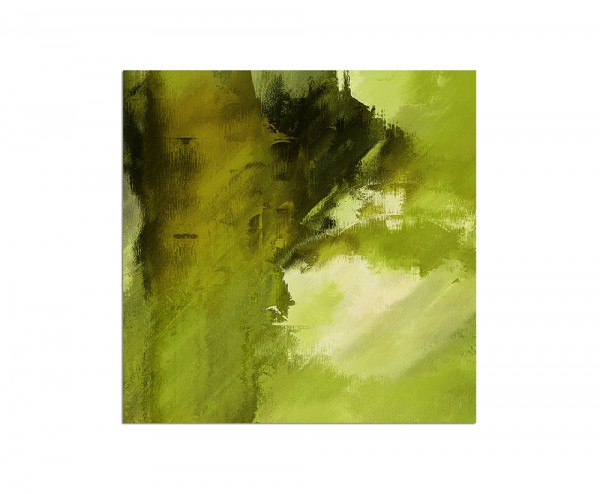 80x80cm Gemälde grün abstrakt
