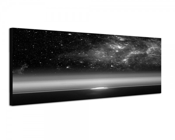 150x50cm Erde Weltall Galaxie Sterne