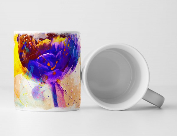 Blume VII Tasse als Geschenk, Design Sinus Art