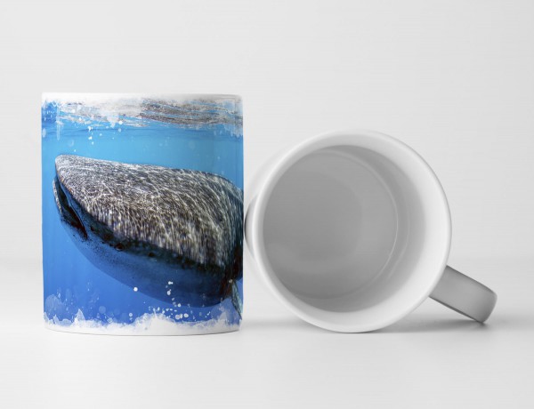Tasse Geschenk Tierfotografie - Walhai im Ozean