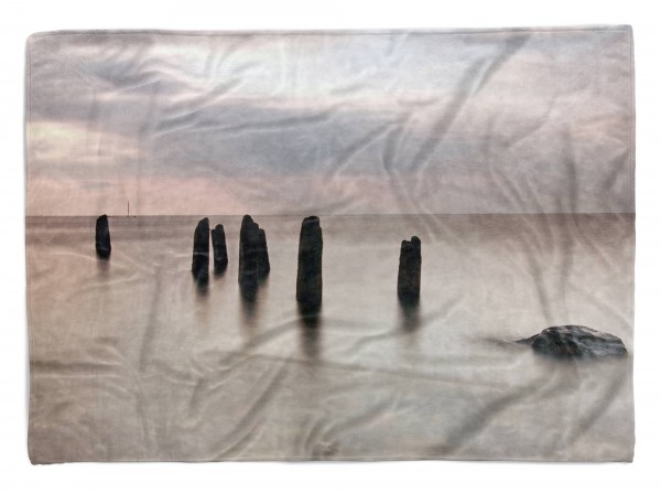 Handtuch Strandhandtuch Saunatuch Kuscheldecke mit Fotomotiv Meer Fotokunst Har