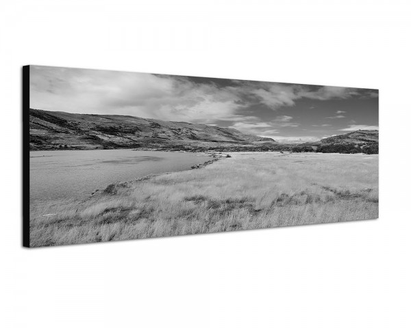 150x50cm Chile Nationalpark Berge See Wiese Himmel