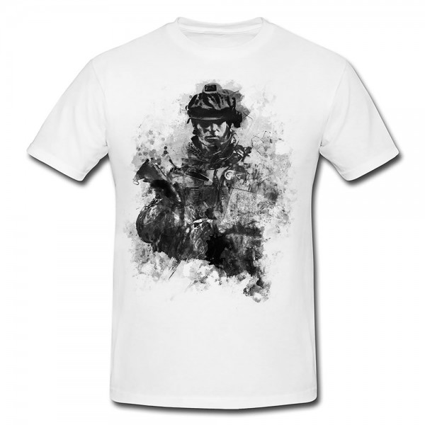 Battlefield 3 Premium Herren und Damen T-Shirt Motiv aus Paul Sinus Aquarell