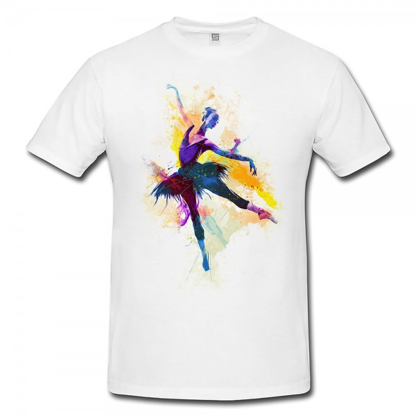 Ballett VI Herren und Damen T-Shirt Sport Motiv aus Paul Sinus Aquarell