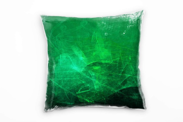 Couch Sofa Lounge Zierkissen in 40x40cm Smaragdgrün Moosgrün Leuchtgrün