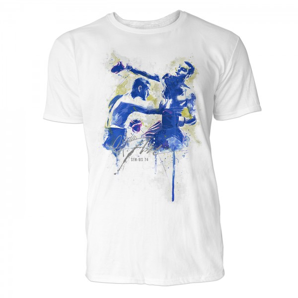 Boxen Sinus Art ® T-Shirt Crewneck Tee with Frontartwork
