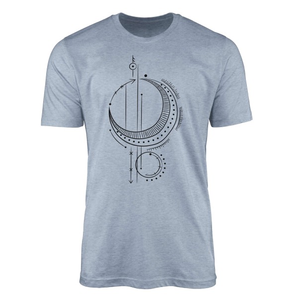 Premium T-Shirt Alchemy Serie Symbole angenehmer Tragekomfort feine Struktur No.0069