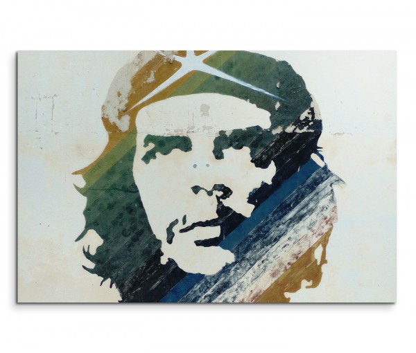 120x80cm Wandbild Che Guevara Gemälde Portrait
